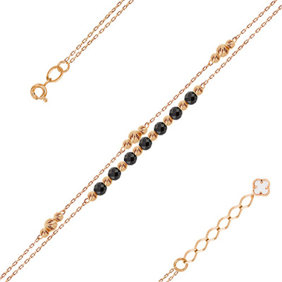 Браслет арт. ЦШВБПИ 5-1-2-2, Золото 585 Без эмали