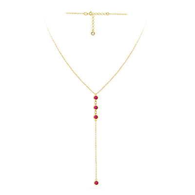 Колье арт. ЦОФДК 1-11-Ж, Золото 585 Без эмали