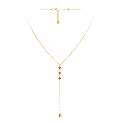 Колье арт. ЦВКПД 5-2-1-Ж, Золото 585