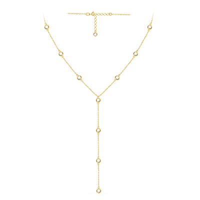 Колье арт. ЦОФДК 3-1-Ж, Золото 585 Без эмали