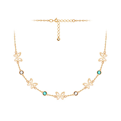 Колье арт. ЦОФЕ1КР 17-13-9, Золото 585 Без эмали