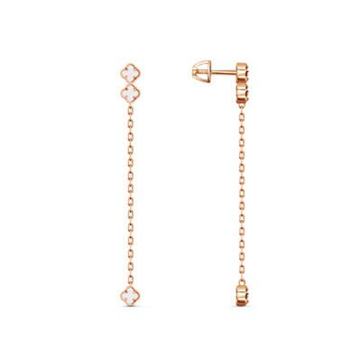 Серьги арт.СВВПУ 5-1-1, Золото 585