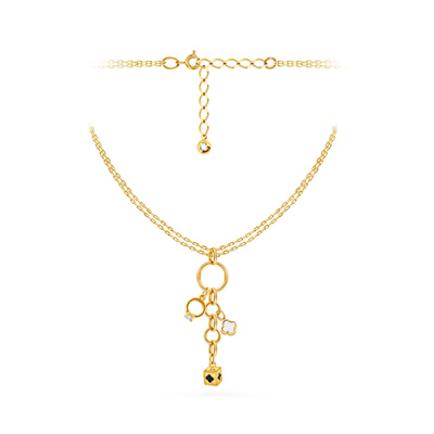 Колье арт. ПАНДЦ1К 15-307-16-Ж, Золото 585