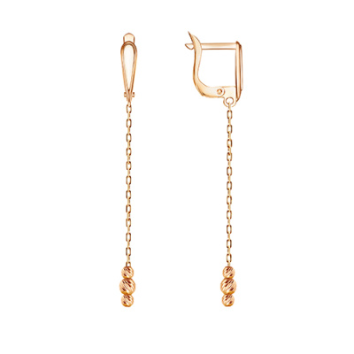 Серьги арт.СВШ 4-2, Золото 585