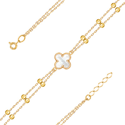 Браслет арт. ЦШВБП 11-5-3-12-Ж, Золото 585 Без эмали