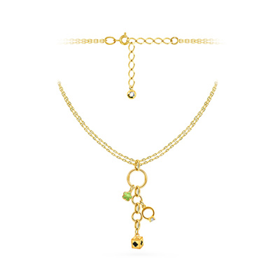 Колье арт. ПАНДЦ1К 15-345-46-Ж, Золото 585