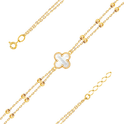 Браслет арт. ЦШВБП 11-5-2-12-Ж, Золото 585 Без эмали