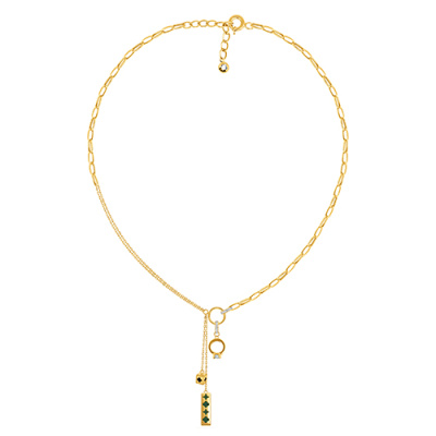 Колье арт. ПАНДМЦК 1-30-46-Ж, Золото 585