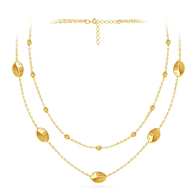 Колье арт. ЦШК1К 8-2-Ж, Золото 585