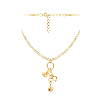 Колье арт. ПАНДЦ1К 15-5-Ж, Золото 585